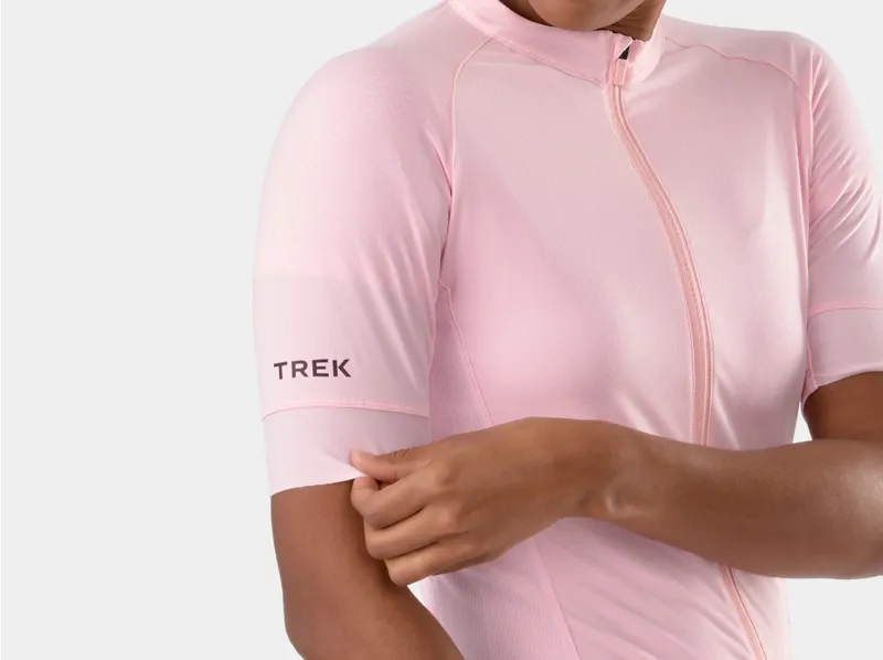 Trek Circuit Women's Cycling Short Sleeve Jersey in Blush-3